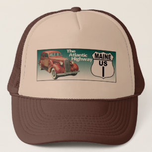 Gorra De Camionero Ruta 1 de los Estados Unidos - La Carretera Atlánt