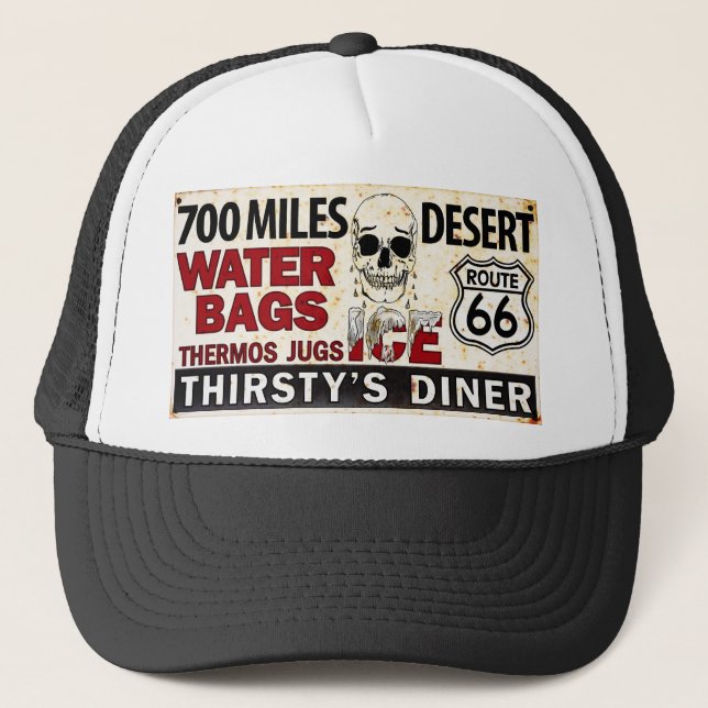 Gorra De Camionero Ruta 66 - 700 millas abandonan la muestra del (Anverso)