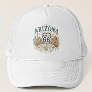 Gorra De Camionero Ruta 66 de Arizona Viaje por el Desierto al Estilo