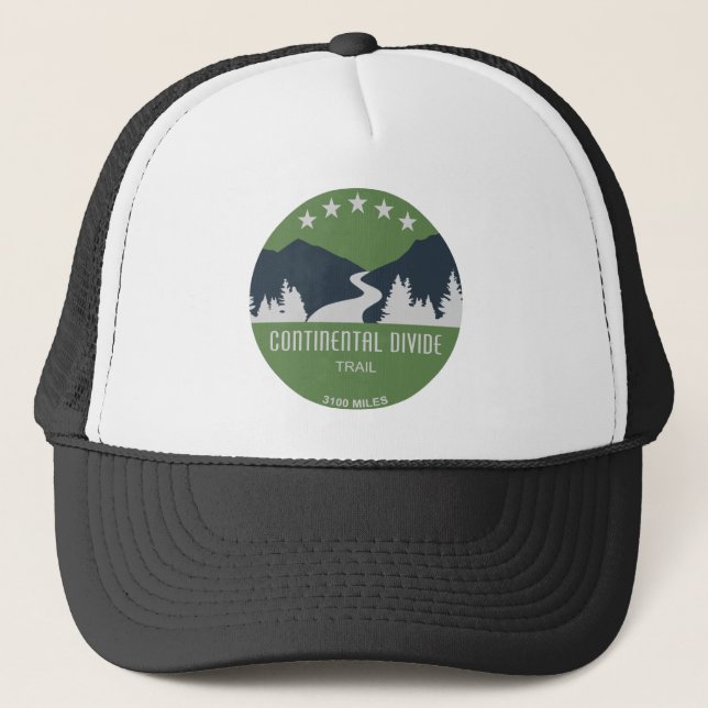 Gorra De Camionero Ruta de la división continental (Anverso)