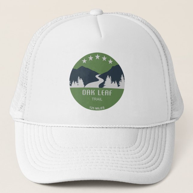 Gorra De Camionero Ruta de la hoja de roble (Anverso)