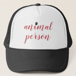 Gorra De Camionero Ruta de la imagen de persona animal Imprimir cita