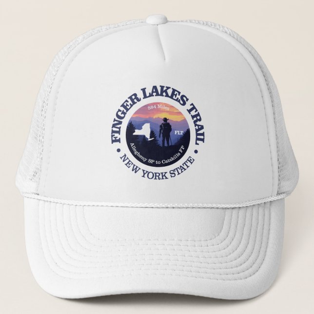 Gorra De Camionero Ruta de los lagos de dedo (rd2) (Anverso)