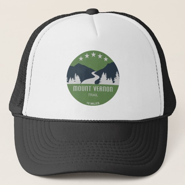 Gorra De Camionero Ruta de Monte Vernon (Anverso)
