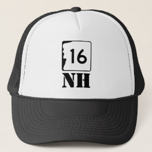 Gorra De Camionero Ruta de Nuevo Hampshire 16