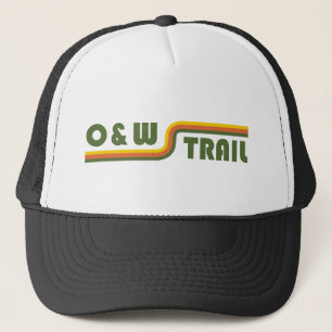 Gorra De Camionero Ruta de tren de O&W