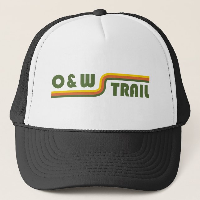 Gorra De Camionero Ruta de tren de O&W (Anverso)