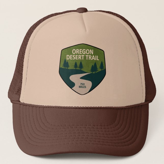 Gorra De Camionero Ruta del Desierto de Oregon (Anverso)