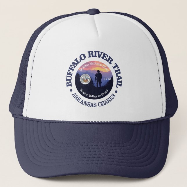 Gorra De Camionero Ruta del río Búfalo (rd2) (Anverso)