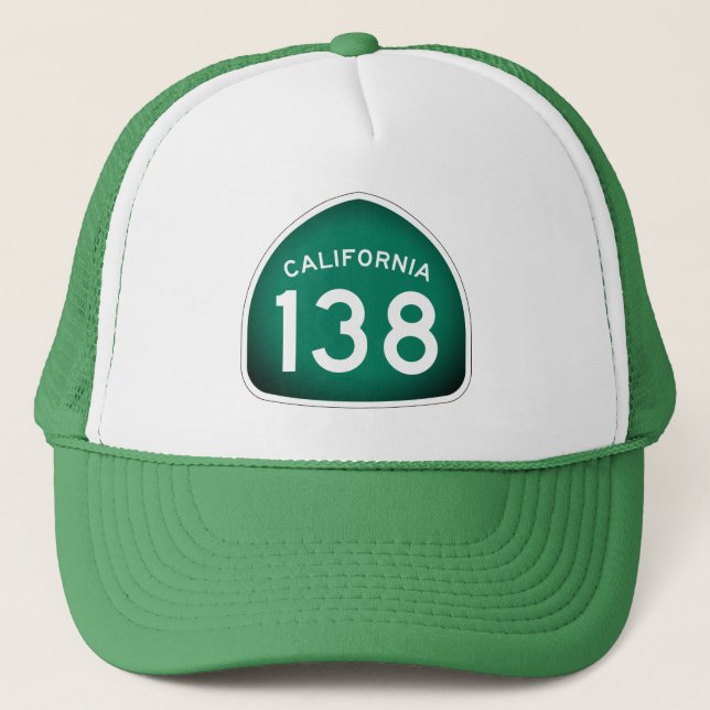 Gorra De Camionero Ruta Estatal de California 138 (Anverso)