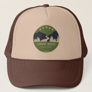 Gorra De Camionero Ruta Estatal del Río Azúcar Wisconsin
