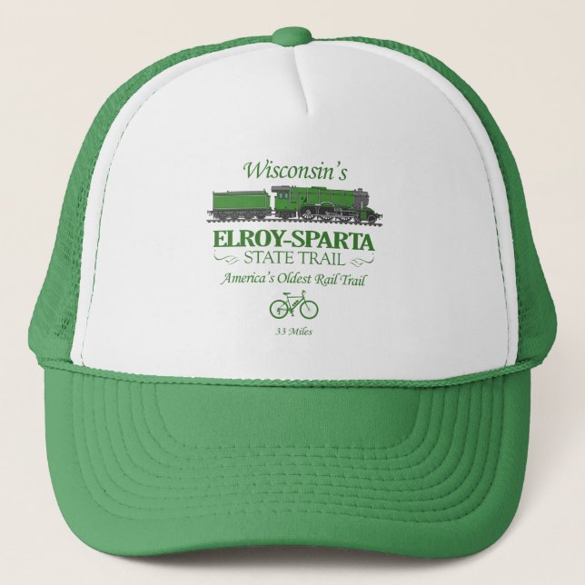 Gorra De Camionero Ruta Estatal Elroy-Sparta (RT2) (Anverso)