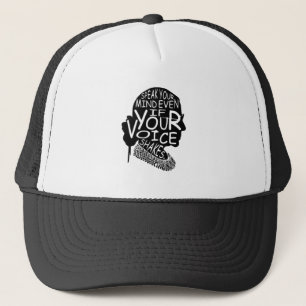 Gorra De Camionero Ruth Bader Habla Tu Mente Incluso Si Tu Voz Agita