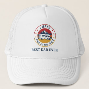 Gorra De Camionero RV Camping Padres Día Retro Personalizado Cumpleañ