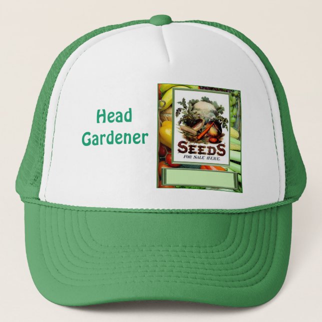Gorra De Camionero " S dejado crece verduras (Anverso)