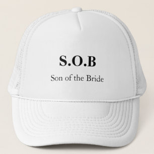 Gorra De Camionero "S.O.B. - Hijo de la novia" [a]