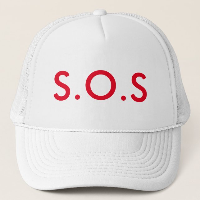 GORRA DE CAMIONERO S.O.S (Anverso)