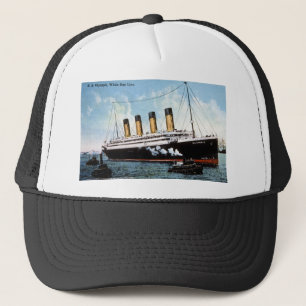 Gorra De Camionero S.S. Estrella olímpica, estrella blanca Line, 191