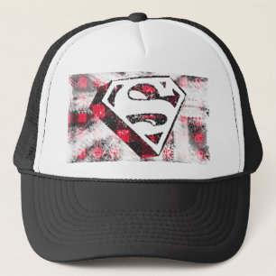 Gorra De Camionero S-Shield sobre plaid