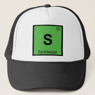 Gorra De Camionero S - Tabla periódica de química musical sintetizado