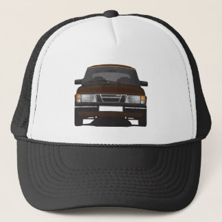 Gorra De Camionero Saab 900 turbo (marrón)