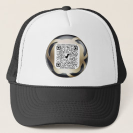 Gorra De Camionero Sabiduría del diseño de impresión visual con códig