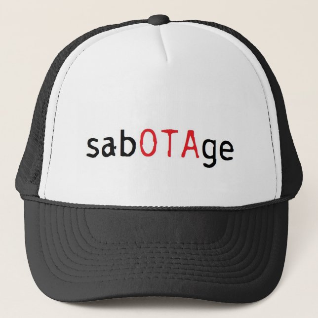 Gorra De Camionero sabOTAge (Anverso)