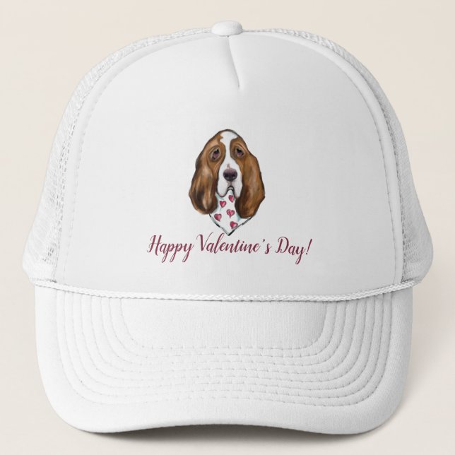 Gorra De Camionero Sabueso Basset (Anverso)