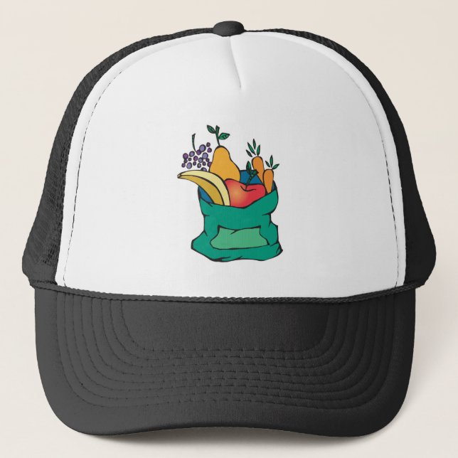 Gorra De Camionero saco de fruta fresca (Anverso)