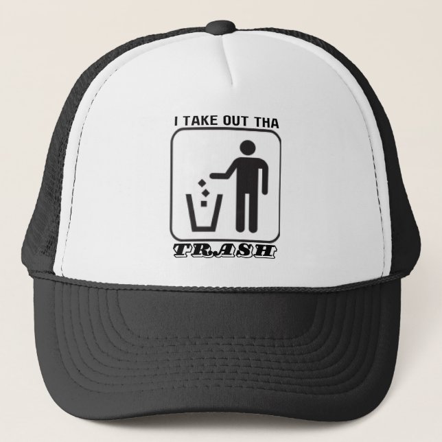 GORRA DE CAMIONERO SACO LA BASURA (Anverso)