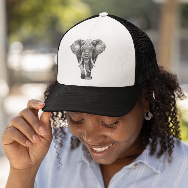 Gorra De Camionero Safari de elefantes africanos y aventura zoológica (Subido por el creador)