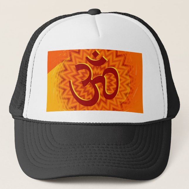 Gorra De Camionero Saffrom OM amarillo (Anverso)