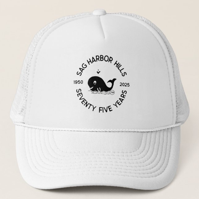 GORRA DE CAMIONERO SAG HARBOR HILLS 75TH TRUCKER CAP (Anverso)