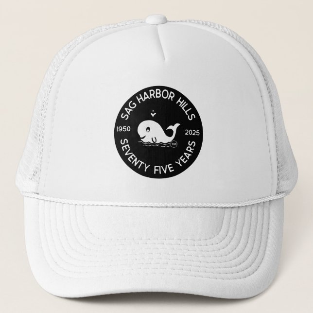 GORRA DE CAMIONERO SAG HARBOR HILLS 75TH TRUCKER CAP (Anverso)