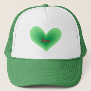 Gorra De Camionero Sage Green Heart Thunder_Cove Trucker Hat
