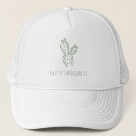 Gorra De Camionero Sage Pricky Pear Cactus Bachelorette