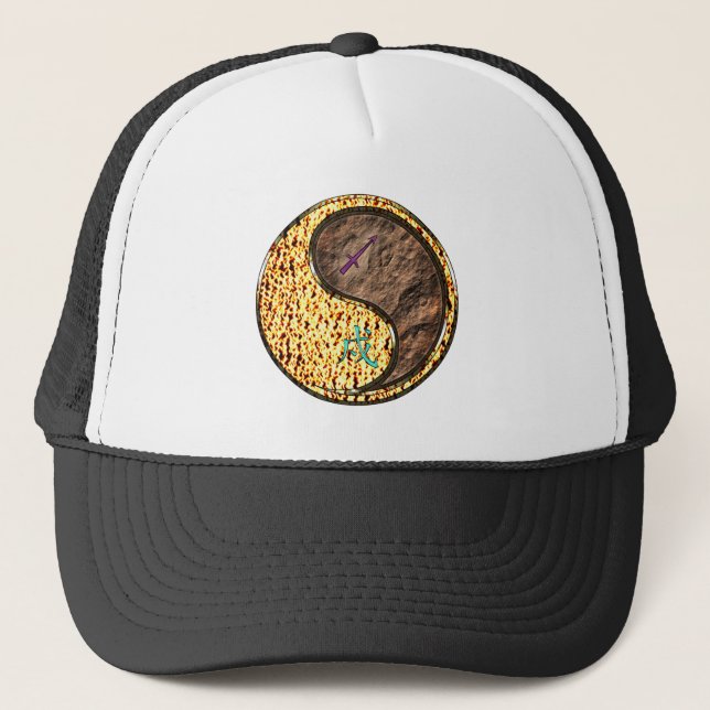Gorra De Camionero Sagitario y Perro de Tierra (Anverso)