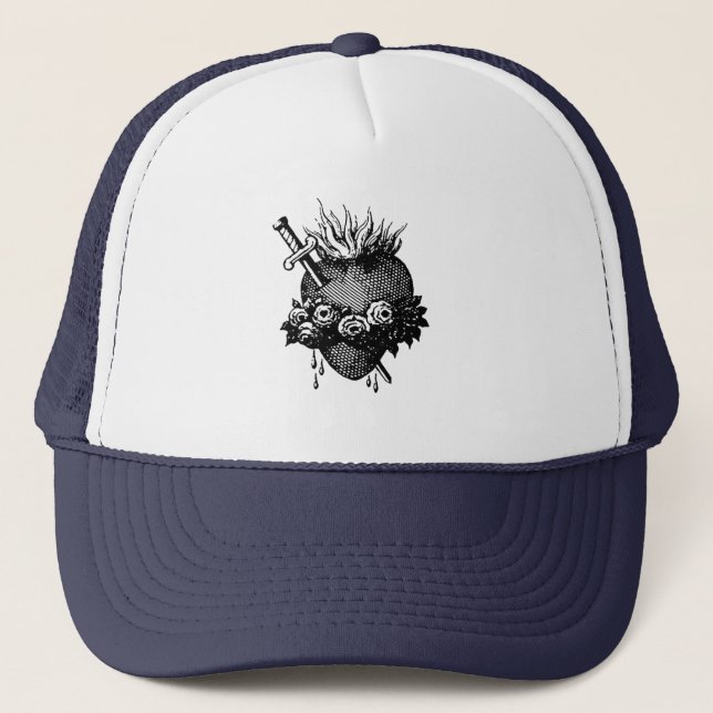 Gorra De Camionero Sagrado Corazón De María Niñera (Anverso)