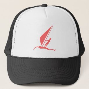 Gorra De Camionero Sailboarding - Rosa tropical