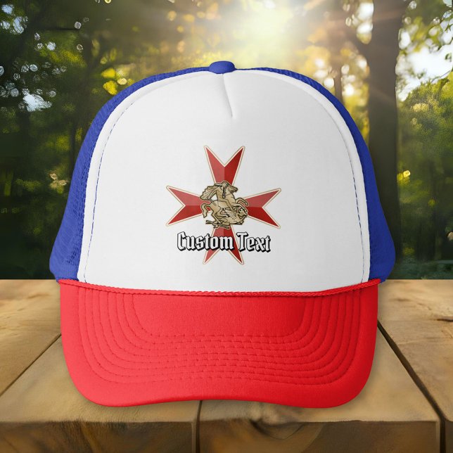 Gorra De Camionero Saint George over Maltese Cross (Subido por el creador)