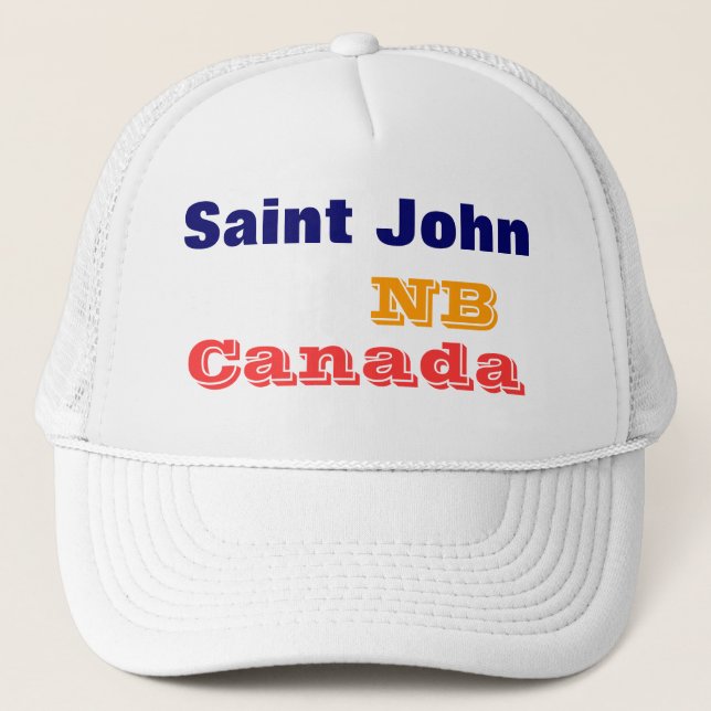 Gorra De Camionero Saint John NB Canada (Anverso)