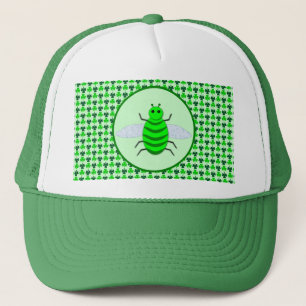 Gorra De Camionero Saint Patricks Day Bee and Shamrocks