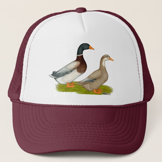Gorra De Camionero Sajonia Ducks (Anverso)