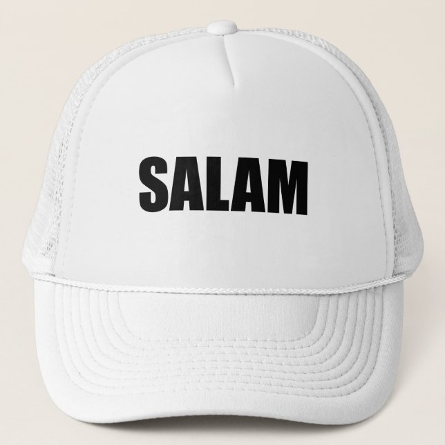 Gorra De Camionero Salam palabra árabe paz (Anverso)
