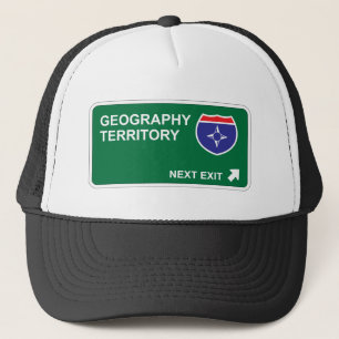 Gorra De Camionero Salida siguiente de la geografía