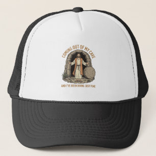 Gorra De Camionero Saliendo de mi cueva divertido cristiano camiseta 