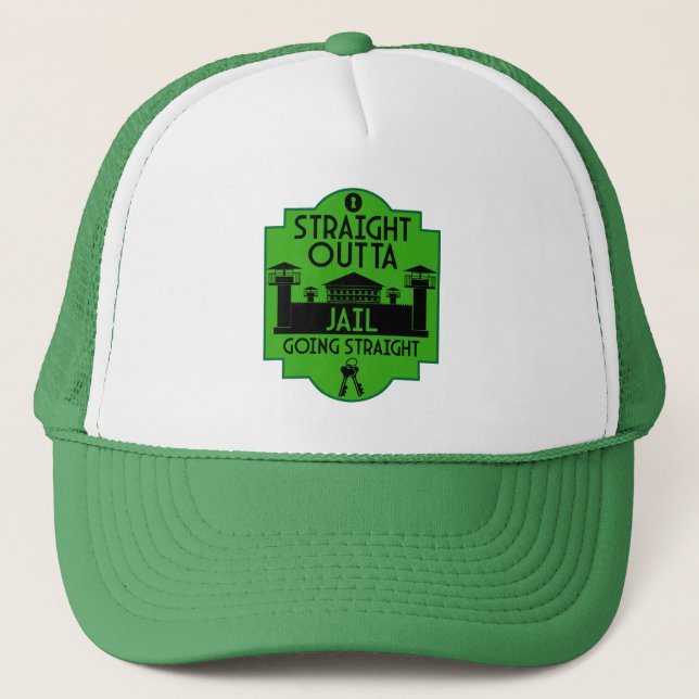 Gorra De Camionero Salir De La Cárcel De Prisión (Anverso)