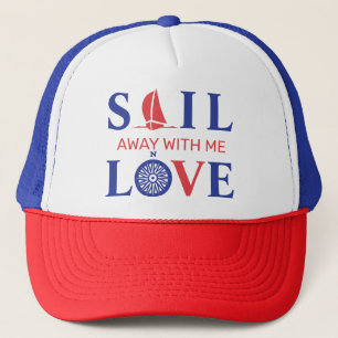 Gorra De Camionero SALIR EN VELOCIDAD CONMIGO AMOR A Las Letras Roja