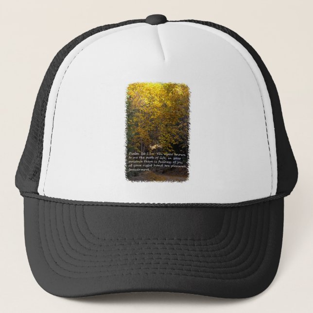 Gorra De Camionero Salmo 16:11 (Anverso)