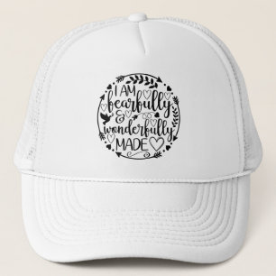 Gorra De Camionero Salmo 39 Maravillosamente Hecho Escritura Cristian